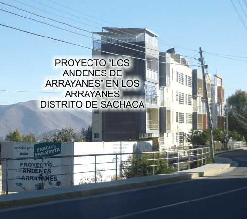 LOS ANDENES DE ARRAYANES EN EL DISTRITO DE SACHACA